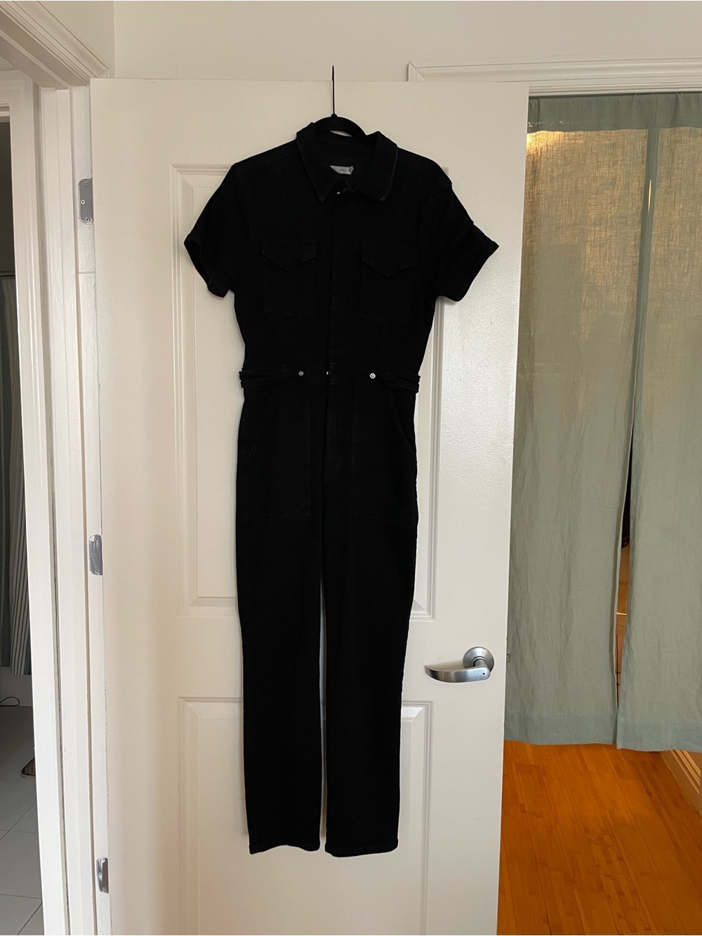 Good American Stretch Denim Jumpsuit - Picture 2 of 3